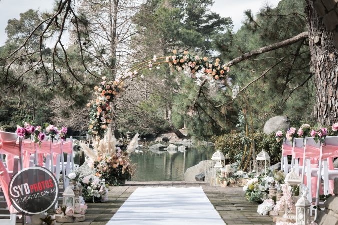 Japanese Garden Wedding Ceremony Sydney